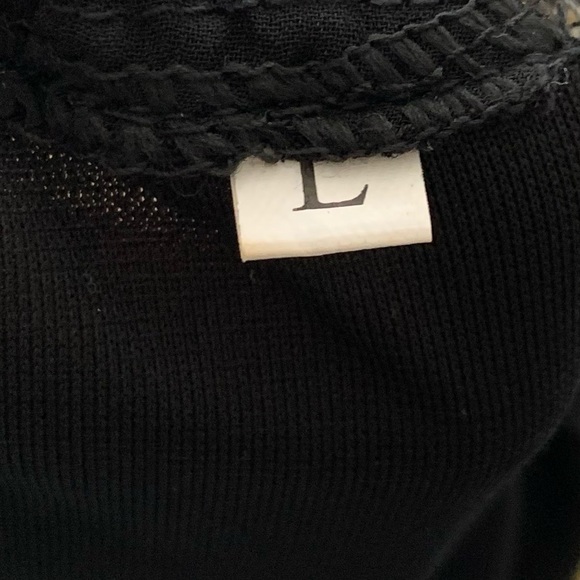 Black Maxi Dress | Halter Neck | Gold Cord | Large - Picture 6 of 8